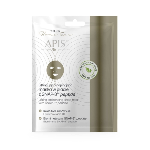 Apis Liftingująca i napinająca maska w płacie z SNAP-8 peptide 20g.jpg
