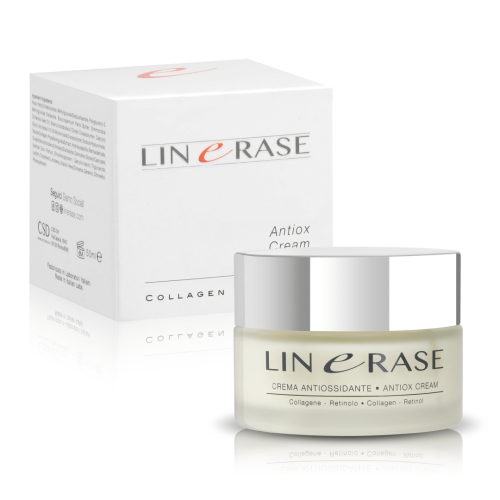 Крем для лица Linerase Antiox Cream антиоксидантный, с коллагеном и гиалуроновой кислотой, 50 мл
