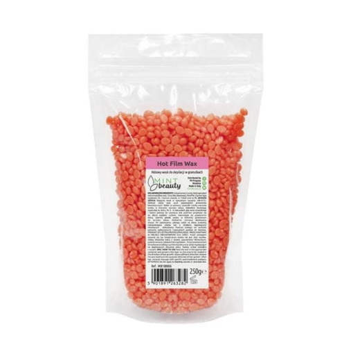 MINTbeauty Hot Film Wax Rose Wosk twardy do depilacji w granulkach 250g.png
