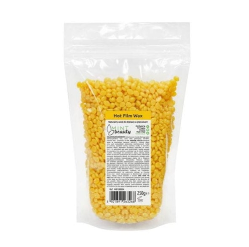 MINTbeauty Hot Film Wax Natural Wosk twardy do depilacji w granulkach 250g.png