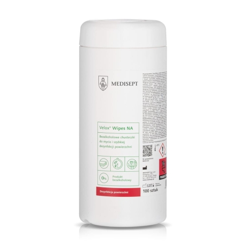 MEDISEPT Velox Wipes - bezalkoholowe chusteczki do dezynfekcji 100szt..png