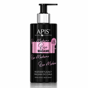 Apis ROSE MADAME Rozświetlajacy balsam do ciała z drobinkami 300ml