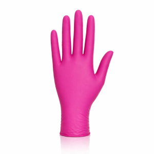 Rękawiczki nitrylowe Mercator Nitrylex 100szt. Magenta - różne rozmiary 