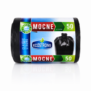 Worki na odpady czarne 60l LDPE 50szt.