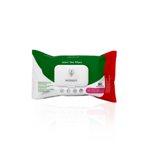 MEDISEPT Velox DUO WIPES - chusteczki alkoholowe - Zapach Tea tonic - flowpack 80szt. 