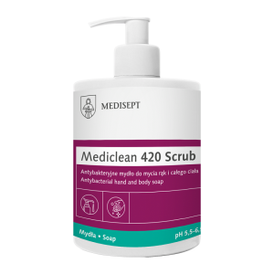 MEDISEPT Mediclean 420 Scrub - Mydło antybakteryjne 500ml