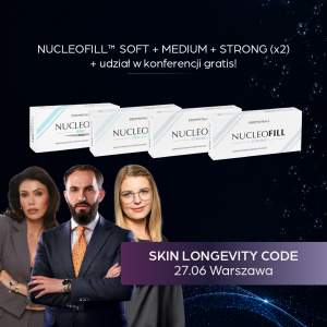 NUCLEOFILL™ Soft + Medium + Strong (x2) + Konferencja SKIN LONGEVITY CODE gratis