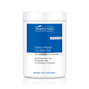 Bielenda Professional MARINE FOOT RENEWAL Gruboziarnista sól do kąpieli stóp z morskimi minerałami 1000g 