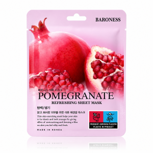 Baroness Pomegranate Mask Sheet - Maska w płacie z ekstraktem z granatu 1szt