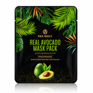 Pax Moly Real Avocado Mask Pack - Nawilżająco-odżywcza maska w płacie z ekstraktem z awokado 1 szt.