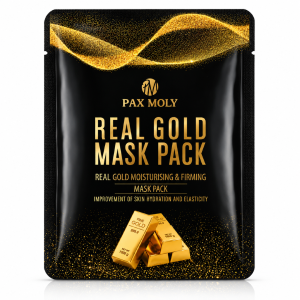 Pax Moly Gold Mask Pack - Nawilżająco-ujędrniająca maska w płacie z mleczkiem pszczelim 1 szt.