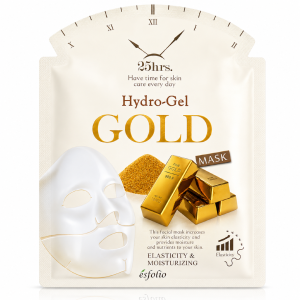 Esfolio Hydro-Gel Gold Mask - Uelastyczniająco-nawilżająca maska hydrożelowa ze złotem 1szt
