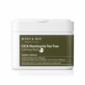Mary&May CICA Houttuynia Tea Tree Calming Mask - Maska w płacie o działaniu łagodzącym 30 szt.