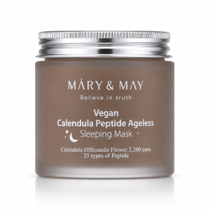 Mary&May Calendula Peptide Ageless Sleeping Mask - Żelowa maska na noc do twarzy 110 g