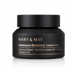 Mary&May Vegan Idebenone Blackberry Complex Intense Cream - Krem nawilżający z przeciwutleniaczami 70 g
