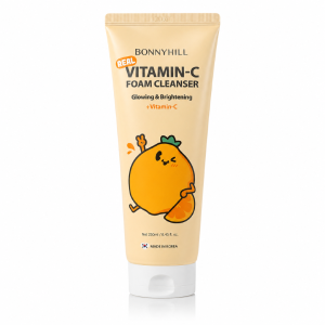 Bonnyhill Real Vitamin-C Foam Cleanser - Rozjaśniająca pianka do mycia twarzy z witaminą C 250 ml 