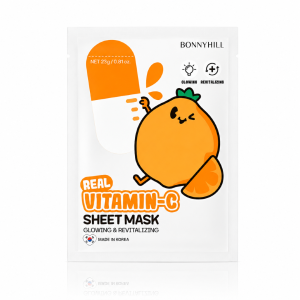 Bonnyhill Real Vitamin-C Sheet Mask - Rozświetlająca maska w płacie z witaminą C 1 szt