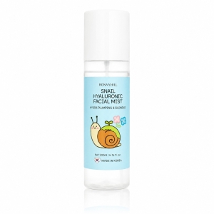 Bonnyhill Snail Hyaluronic Facial Mist - Odświeżająca mgiełka do twarzy z filtratem ze śluzu ślimaka i kwasem hialuronowym 200 ml 