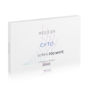 Medisign Cyto Thread - nici PDO White Screw 20szt. różne rozmiary -29G 38mm (igła) 50mm (nić)) - uszkodzone opakowanie