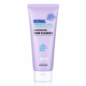 Dearboo Retinol Hyaluronic Rejuvenating Foam Cleanser - Odmładzająca pianka do mycia twarzy z retinolem i kwasem hialuronowym 150 ml 