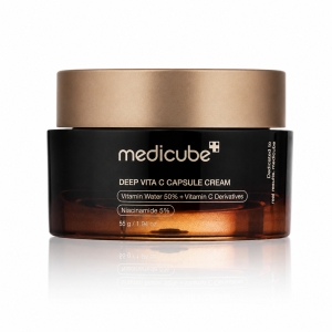 Medicube Deep Vita C Capsule Cream - Rozjaśniająco-ujędrniający krem do twarzy 55 g