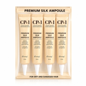 CP-1 Premium Silk Ampoule - Zestaw serum do włosów proteiny jedwabiu 20 ml x 4 szt. 