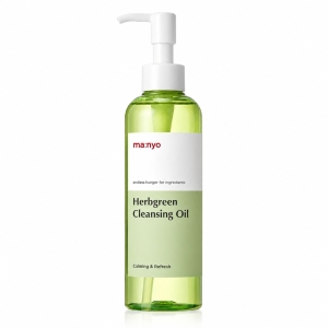 Ma:nyo Herbgreen Cleansing Oil - Hydrofilowy olejek oczyszczający do twarzy na bazie kompleksu ziół 200 ml 