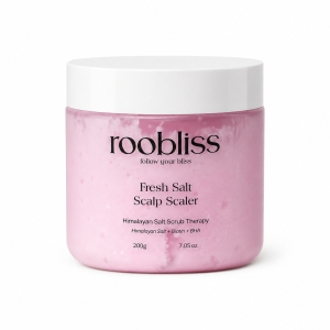 Roobliss Fresh Salt Scalp Scaler - Środek do głębokiego oczyszczania skóry głowy z solą 200 g 