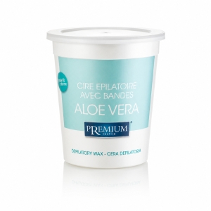 PREMIUM textile Wosk do depilacji w puszce - aloe vera 700 ml 