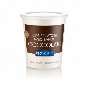 PREMIUM textile Wosk do depilacji w puszce - cioccolato (czekoladowy) 700 ml 