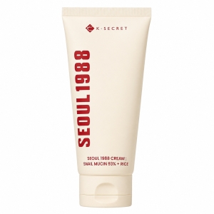 K-SECRET SEOUL 1988 Cream: Snail Mucin 93% + Rice - Łagodzący krem do twarzy z filtratem ze śluzu ślimaka i ryżem 100 ml