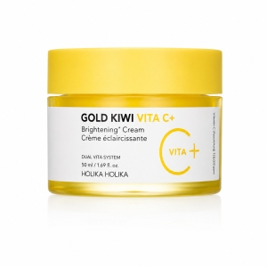 Holika Holika Gold Kiwi Vita C+ Brightening Cream - Żelowy krem o działaniu nawilżającym i rozświetlającym 50 ml  