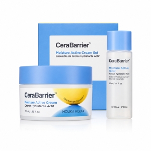 Holika Holika CeraBarrier Moisture Active Cream Special Edition - Zestaw do pielęgnacji twarzy: krem i toner 50 ml + 30 ml