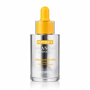 MEDI-PEEL Peptide 9 Vitanol Ampoule PRO - Litingująco-rozjaśniająca ampułka z peptydami i 20% niacynamidem 30 ml