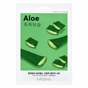 Missha Airy Fit Sheet Mask Aloe - Maska w płachcie z ekstraktem z aloesu 19 g 