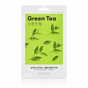 Missha Airy Fit Sheet Mask Green Tea - Maska w płachcie z ekstraktem z zielonej herbaty 19 g 