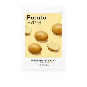 Missha Airy Fit Sheet Mask Potato - Rozjaśniająca maseczka w płachcie z ekstraktem z ziemniaków 19 g 