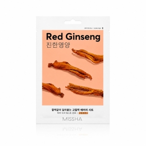 Missha Airy Fit Sheet Mask Red Ginseng - Maska w płachcie z ekstraktem z czerwonego żeń-szenia 19 g 