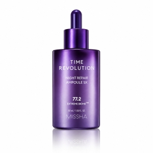 Missha Time Revolution Night Repair Ampoule 5X - Odbudowujące serum poprawiające jędrność skóry 50 ml 