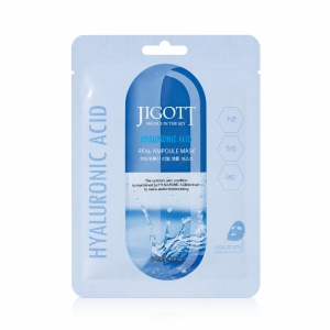 JIGOTT Hyaluronic Acid Real Ampoule - Maseczka z kwasem hialuronowym w płachcie 1x27 ml 