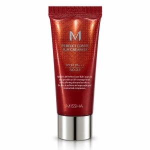 Missha M Perfect Cover BB Cream SPF42/PA+++ 23 Natural Beige - Kryjący krem BB do twarzy z filtrem 20 ml