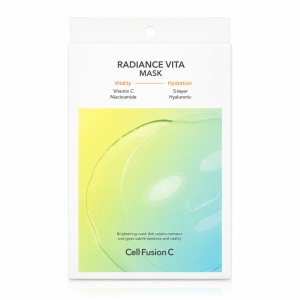Cell Fusion C Radiance Vita Mask -  Maska w płacie z witaminą C + B3 i ektoiną 5x25 g 