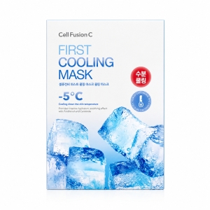 Cell Fusion C First Cooling Mask - Chłodząca maska hydrożelowa 5x27 g 