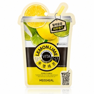 Mediheal Lemon Lime Mask - Maska w płacie z tencelu rozświetlająca 1 szt 