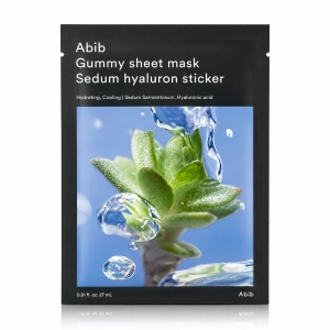 Abib Gummy Sheet Mask Sedum Hyaluron Sticker - Nawilżająca maseczka do twarzy 1x27 ml 