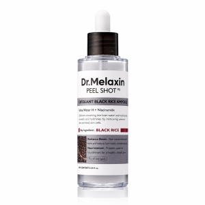 Dr. Melaxin Peel Shot Exfoliating Black Rice Ampoule - Złuszczająca ampułka z wodą z otrębów ryżowych 80 ml