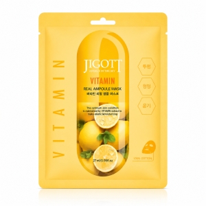 JIGOTT Vitamin Real Ampoule - Witaminowa maska w płachcie 1x27 ml 