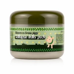 Elizavecca Green Piggy Collagen Jella Pack - Głęboko nawilżająca maska do twarzy 100 g 