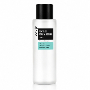 COXIR Tea Tree Pore & Sebum Toner - Tonik do twarzy z ekstraktem z drzewa herbacianego 150 ml