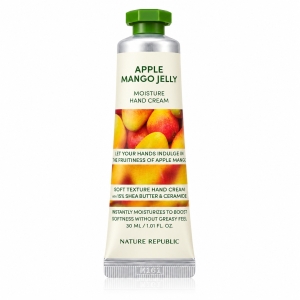 Nature Republic Hand and Nature Apple Mango Jelly Moisture Hand Cream - Nawilżający krem do rąk o żelowej formule 30 ml